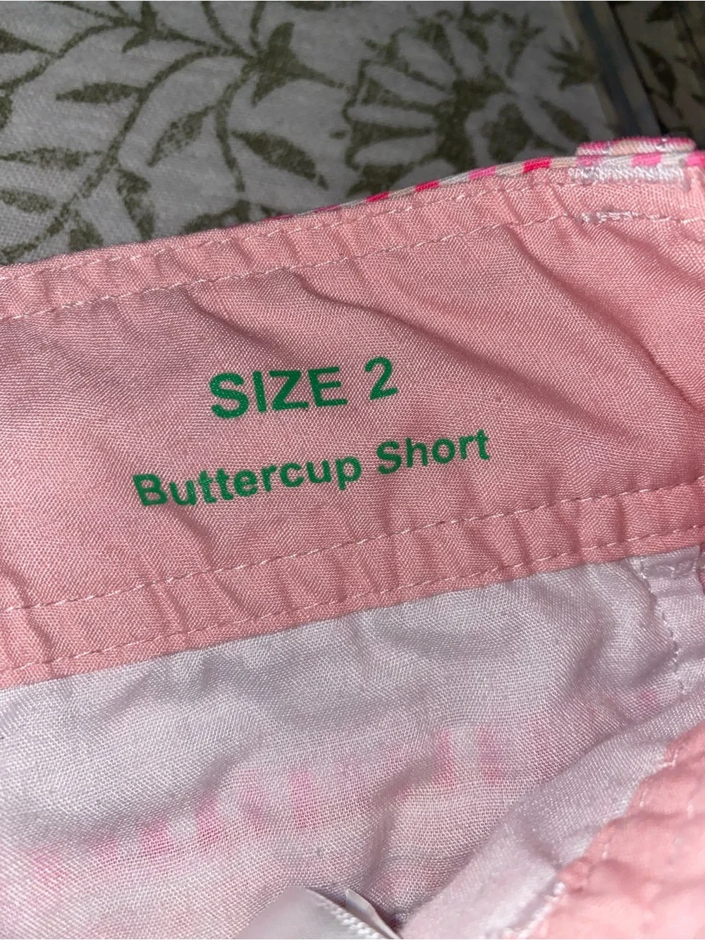 Lilly Pulitzer Hot‎ Pink Gingham Buttercup Scallop Hem Women's Shorts